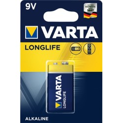 BATTERIA 6LF22 9V ALCALINA CONFBLISTER 1PZ VARTA