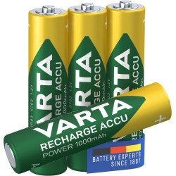 BATTERIA MINISTILO AAA RICARICABILE 1000MAH CONFBLISTER 4PZ VART