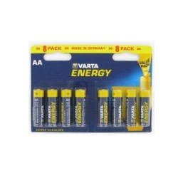 BATTERIA STILO AA LR03 ENERGY MEGAPACK 8PZ 15V VARTA